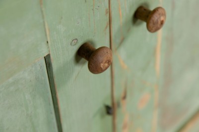 close-up-of-green-door